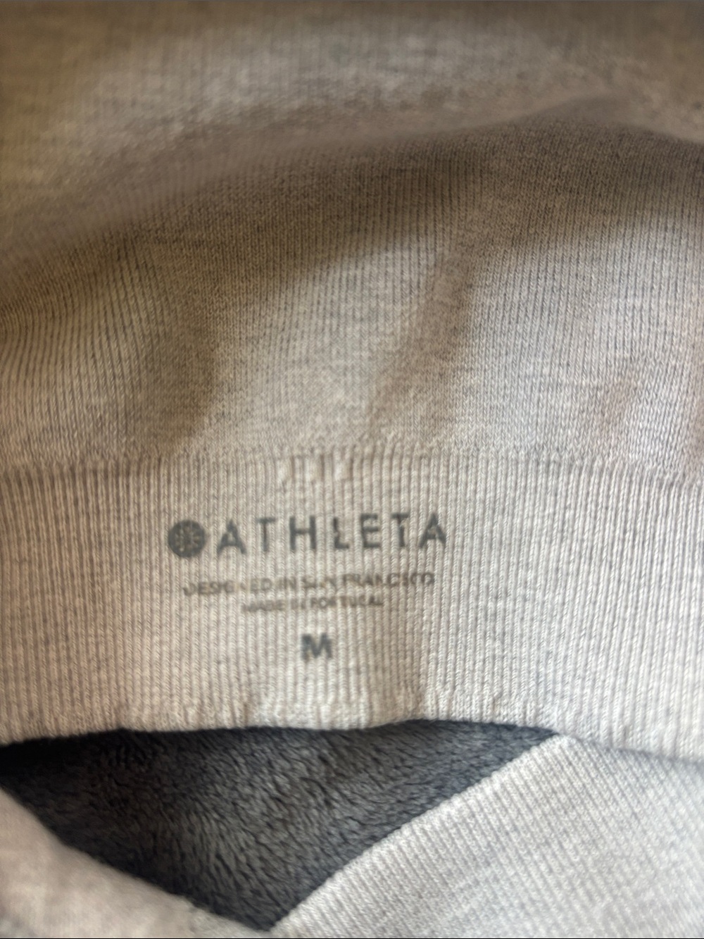 Athleta Ribbed Racerback Sports Bra - Light grey - Picture 3 of 3